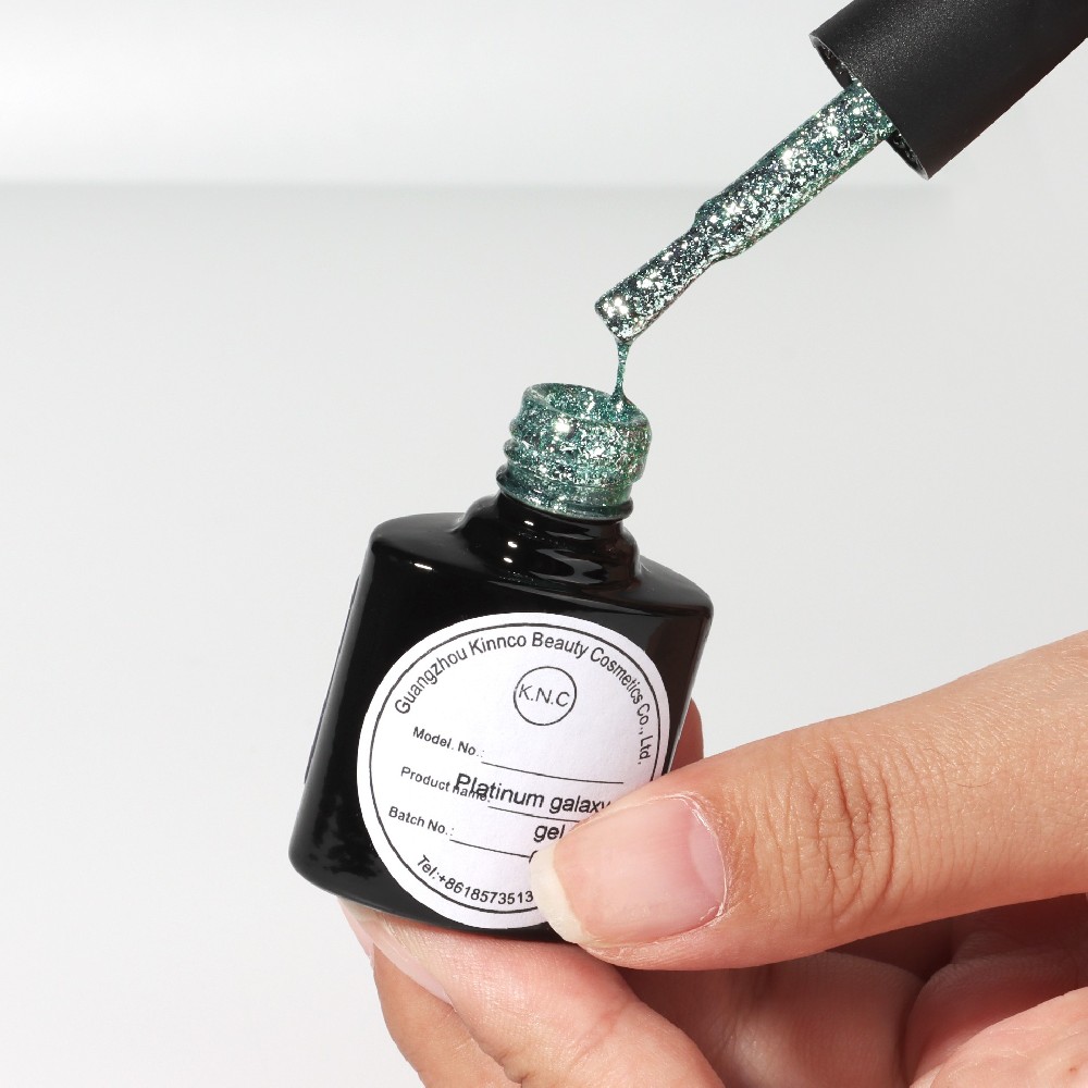 Platinum Galaxy Gel Polish