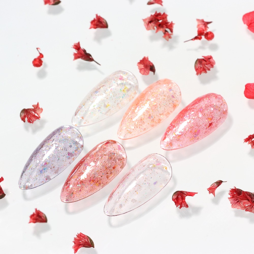 Shiny Flower Flake Gel